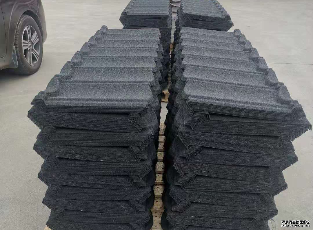 Color stone coated roofing